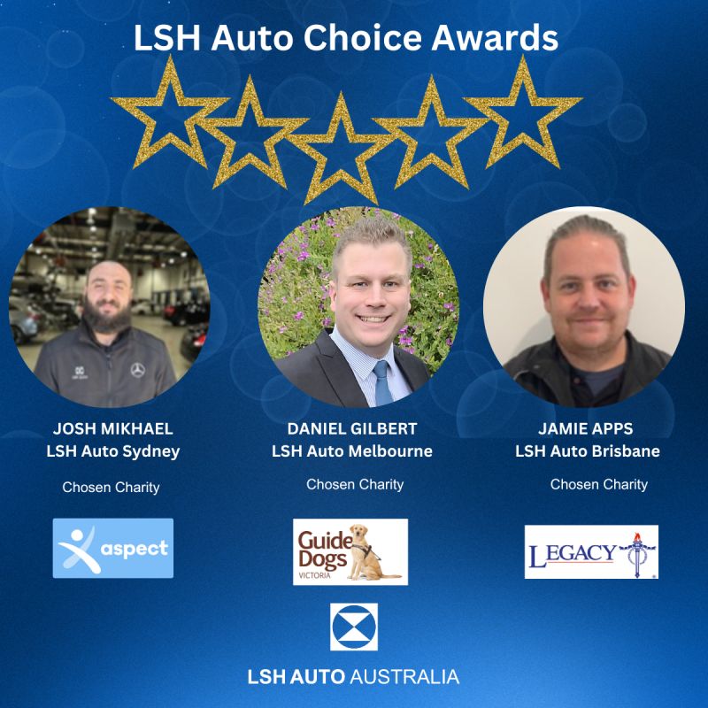 LSH Auto Australia announces winners of Q2 LSH Auto Choice Awards 2024