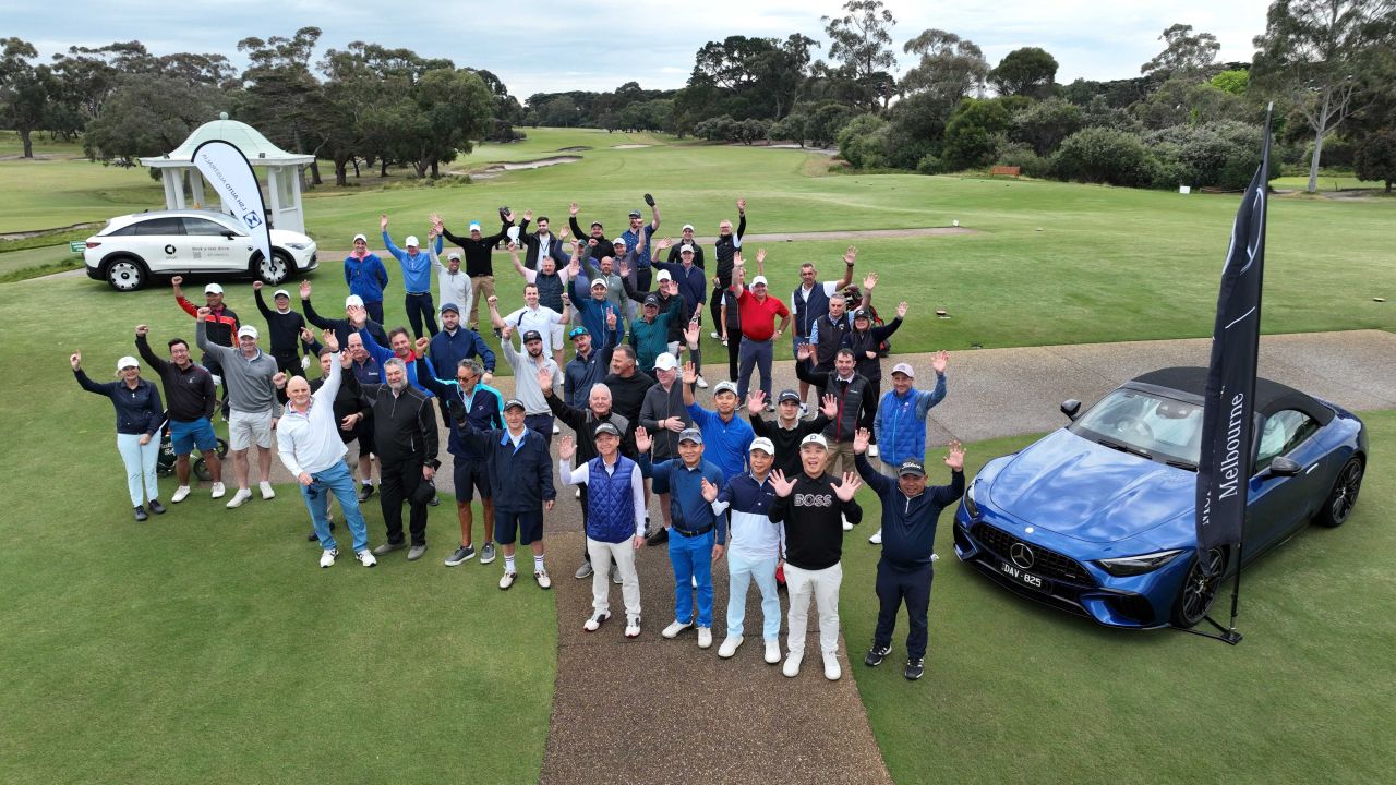 Melbourne tees off for the LSH Auto Australia Golf Cup - and for a good cause